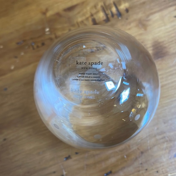 NEW Kate Spade Lenox Stemless Wine Glasses - Picture 6 of 7